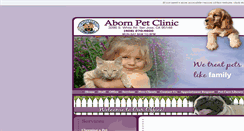Desktop Screenshot of abornpetclinic.com